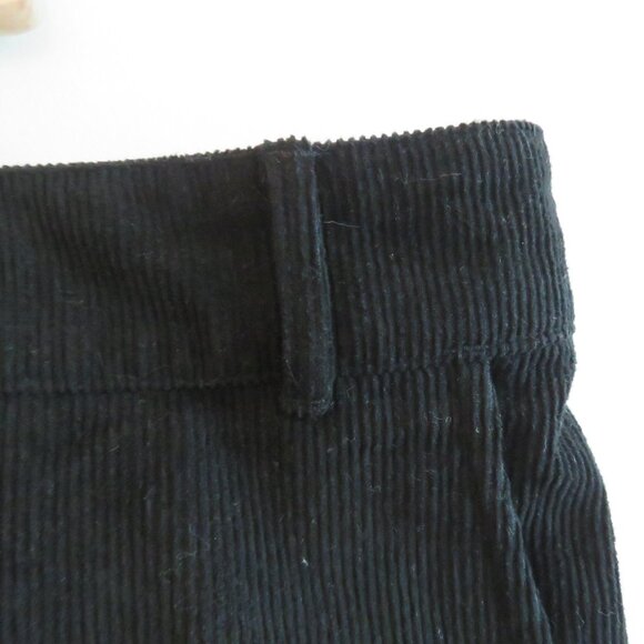 GILLIAN STEVENS Ollie Trouser Pants Black Corduroy Minimalist Size 3XL NWT - Picture 4 of 12